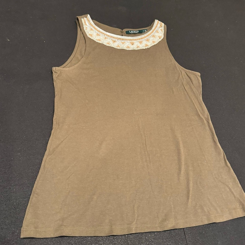 Ralph Lauren beaded top